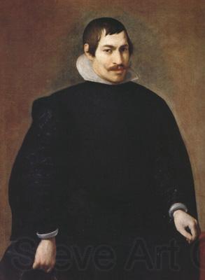Diego Velazquez Portrait d'homme (df02) Norge oil painting art